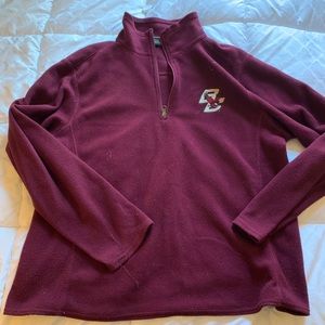Maroon BC Fleece Size Large